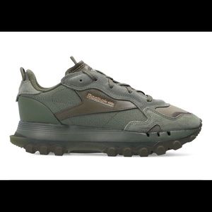 Cardi B Women’s Classic Leather Hunter Green Reeboks